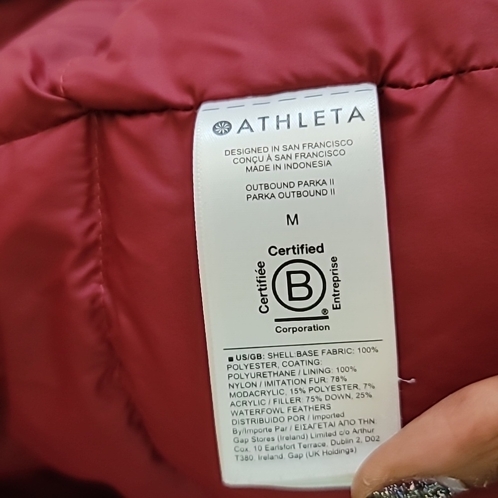 Athleta Down Coat - image 8